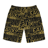 EAUX - GOLD BOARD SHORTS