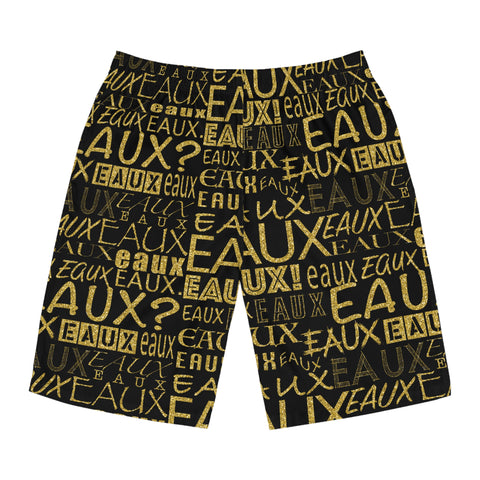 EAUX - GOLD BOARD SHORTS