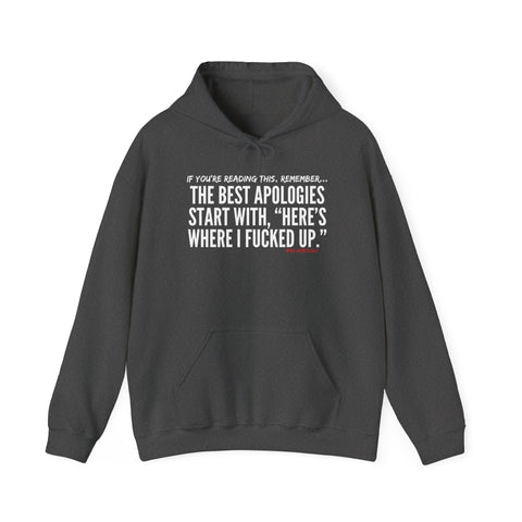 BEST APOLOGIES UNISEX HOODIE