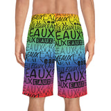 EAUX BLACK ON RAINBOW BOARD SHORTS
