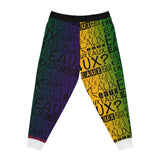 EAUX BLACK ON MARDI GRAS ATHLETIC JOGGERS