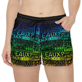 EAUX - RAINBOW WOMEN'S CASUAL SHORTS