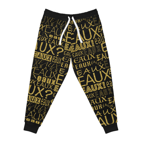 EAUX - GOLD ATHLETIC  JOGGERS