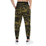 EAUX - GOLD ATHLETIC  JOGGERS