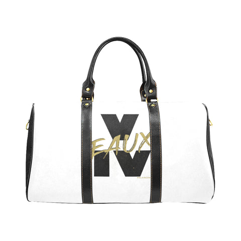 BLACK/GOLD V EAUX IV LARGE TRAVEL BAGS