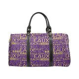 GOLD EAUX ALLEAUXVER LARGE TRAVEL BAGS