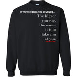 Higher You Rise Crewneck Pullover Sweatshirt