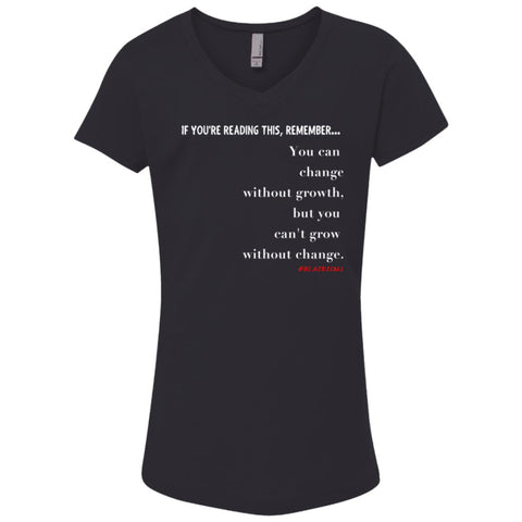 Grow Without Change Girl's V-Neck