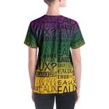 MARDI GRAS BLACK ALLEAUXVER Women's V-neck
