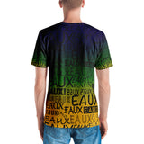 MARDI GRAS/BLACK ALLEAUXVER Men's T-shirt