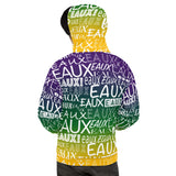 MARDI GRAS WHITE ALLEAUXVER Unisex Hoodie