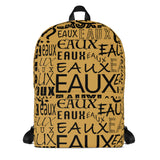 Gold & Black AllEAUXver Backpack