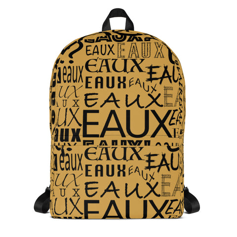 Gold & Black AllEAUXver Backpack
