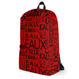 Red & Black AllEAUXver Backpack