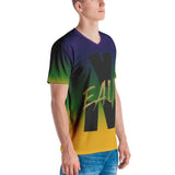 MARDI GRAS/WHITE/GOLD V EAUX IV Men's V-Neck T-shirt