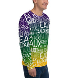 MARDI GRAS/WHITE ALLEAUXVER Unisex Sweatshirt