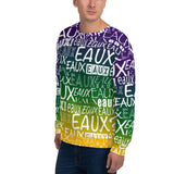 MARDI GRAS/WHITE ALLEAUXVER Unisex Sweatshirt