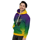 MARDI GRAS BLACK/GOLD V EAUX IV Hoodie