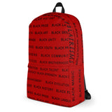 RED Black Magic AllEAUXver Backpack