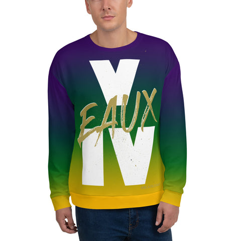 MARDI GRAS/WHITE/GOLD V EAUX IV Sweatshirt