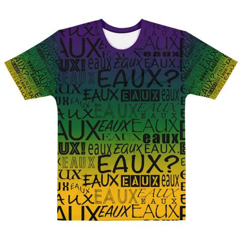 MARDI GRAS/BLACK ALLEAUXVER Men's T-shirt