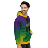 MARDI GRAS BLACK/GOLD V EAUX IV Hoodie