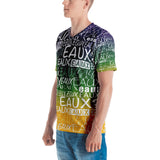 MARDI GRAS/WHITE ALLEAUXVER Men's V-Neck T-shirt