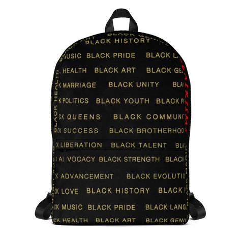 Black & Gold Black Magic AllEAUXver Backpack