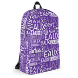 PURPLE/WHITE ALLEAUXVER Backpack