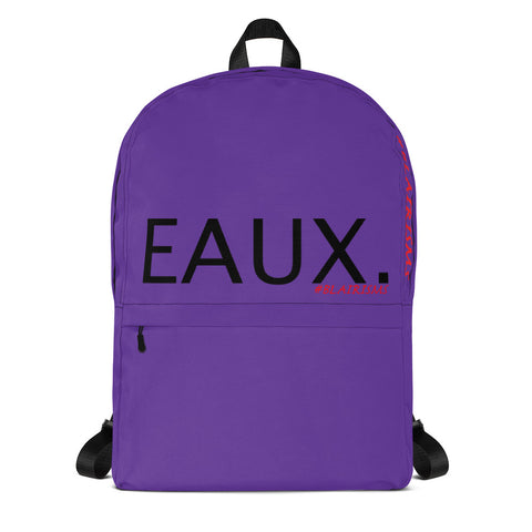 PURPLE & BLACK EAUX. Backpack