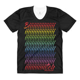 Biiiiiiiiiiiiiiiiiiiiiiiiiitch Rainbeaux Women’s Crew neck t-shirt