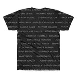 BLACK/WHITE ACTIVIST ALLEAUXVER MEN'S CREW T SHIRT