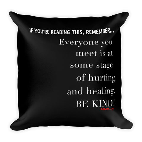 BE KIND THROW PILLOWS