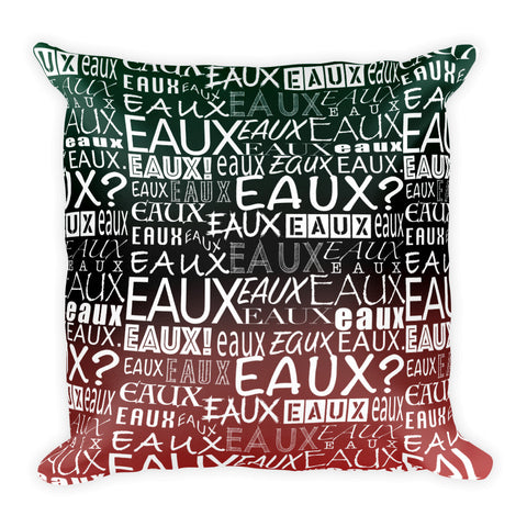 RED/BLACK/GREEN/WHITE ALLEAUXVER PILLOWS