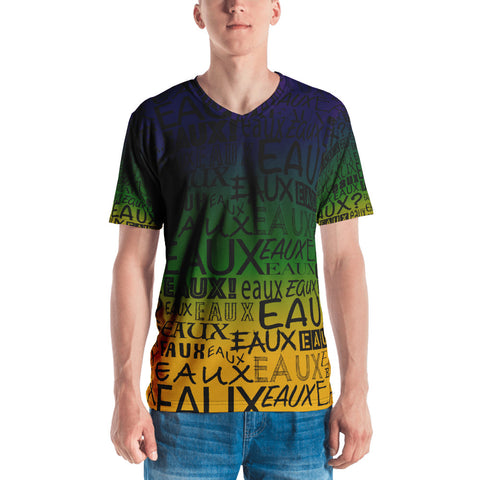 MARDI GRAS/BLACK ALLEAUXVER Men's T-shirt