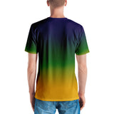 MARDI GRAS/WHITE/GOLD V EAUX IV Men's V-Neck T-shirt