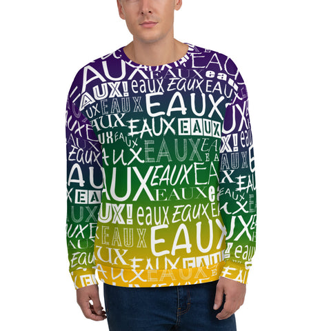 MARDI GRAS/WHITE ALLEAUXVER Unisex Sweatshirt