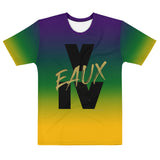 MARDI GRAS/BLACK/GOLD V EAUX IV Men's T-shirt