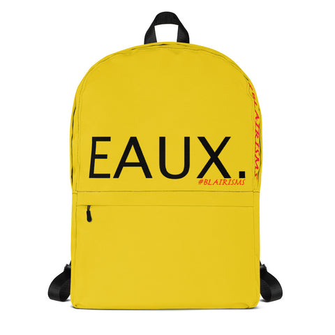 YELLOW & BLACK EAUX. Backpack