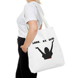 LOOK AT GAWD WHITE TOTE BAG