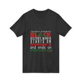 FRIENDLY REMINDER UNISEX V-NECK T-SHIRT