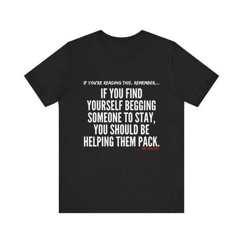HELP THEM PACK UNISEX SHORT SLEEVE T-SHIRT
