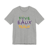 Five Eaux Feaux Unisex T‑Shirt — Mardi Gras Fleur‑de‑Lis