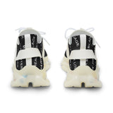 BLACK MAGIC WHITE LETTERS MESH SNEAKERS