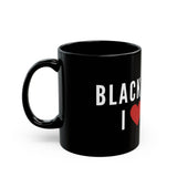 BLACKITY BLACK - WHITE CERAMIC MUG - BLACK 15OZ