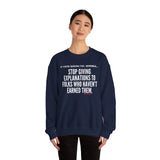 EXPLANATION UNISEX SWEATSHIRT