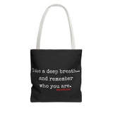 TAKE A DEEP BREATH (CLEAN) TOTE BAG