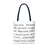 BLACK MAGIC - BLACK LETTERS TOTE BAG