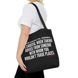 TRADING PLACES TOTE BAG