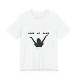 LOOK AT GAWD WHITE UNISEX SHORT SLEEVE